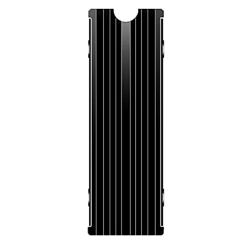 M.2 Heatsink Cooler 2280 SSD Double-Sided Heat Sink with Thermal Silicone pad for PS5/PC PCIE NVME M2 SSD(Black))