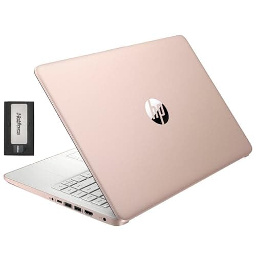 HP Stream 14" HD BrightView Laptop, Intel Processor N150, 16GB RAM, 416GB Storage (128GB eMMC + 288GB Docking Station Set), Intel UHD Graphics, 720p Camera, Wi-Fi, 1 Year Office 365, Win 11 S, Gold
