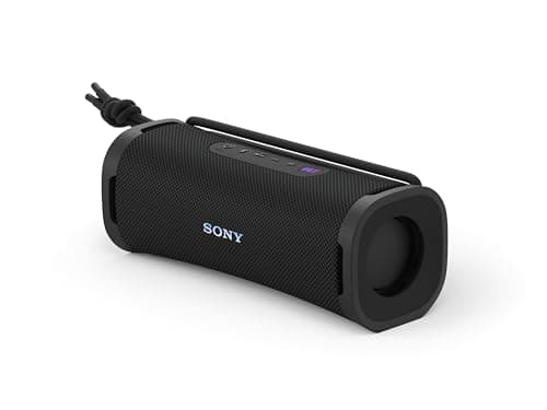 Sony ULT Field 1 Waterproof Portable Bluetooth Speaker, Enhanced Bass, 12h Battery, IP67 Rated Dustproof Shockproof Rustproof, Detachable Strap (SRSULT10B), Black
