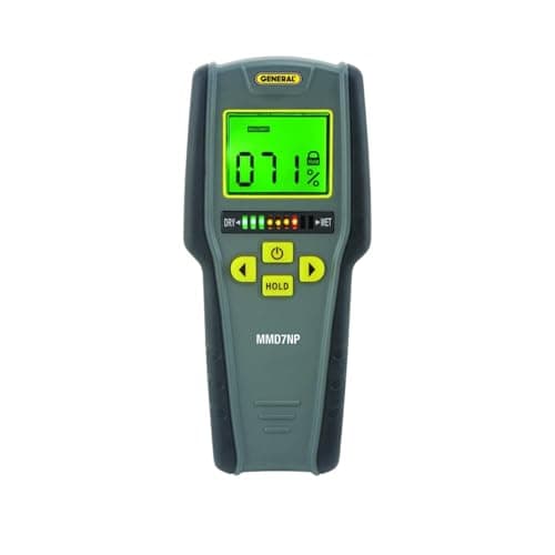 General Tools Digital Moisture Meter MMD7NP - Humidity Sensor- Pinless and Non-Invasive