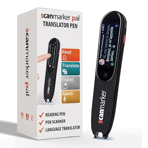 Scanmarker Pal - Translation Pen & Reading Pen for Language Learners, Dyslexia & Learning Difficulties | Translator Pen for 100+ Languages