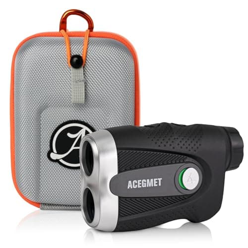 ACEGMET PF2C Golf Rangefinder with Slope, 0.3s Flag Pole Locking Vibration, ±1yd Accuracy, 870 Yards Rechargeable Laser Range Finder Golf with Magnetic, Golf Accessories for Men