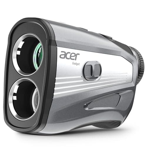 Acer Golf Rangefinder with Slope - 1200 Yards Laser Range Finder for Hunting, 6X Magnification Rangefinders Golf with Flag Pole Locking Vibration, Rechargeable Magnetic Golfing Gift for Men