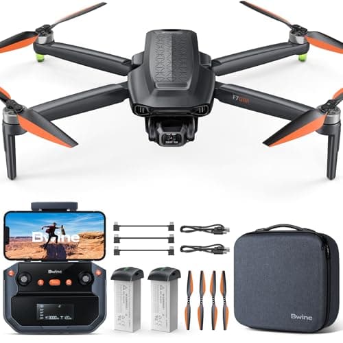 Bwine F7GIM Pro Drone with 6K UHD Camera, 3-Axis Brushless Gimbal, 4K/30fps Video, GPS Smart Control for Adults and Beginner, Plus 70Mins Flight Time, 10000Ft FPV Digital Transmission and TOF Safety Support