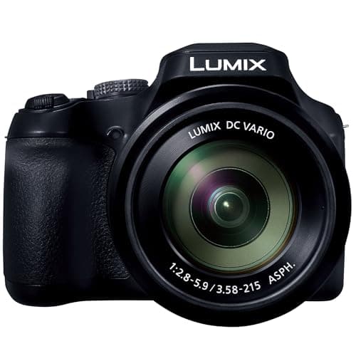 Panasonic LUMIX FZ80D Point and Shoot Digital Camera 4K Photo/Video Recording with Power Optical Image Stabilizer, Vlogging Camera with 60X Optical Zoom & 20-1200mm Wide-Angle Lens - DC-FZ80D