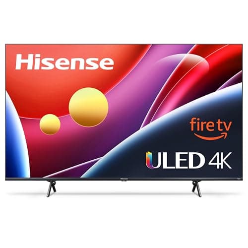 Hisense 50" Class U6HF Series (50U6HF, 2025) ULED 4K UHD Smart Fire TV, Voice Remote with Alexa, QLED, Full Array Local Dimming, Dolby Vision, HDR 10+, Quantum Dot for Enhanced Color, Game Mode Plus