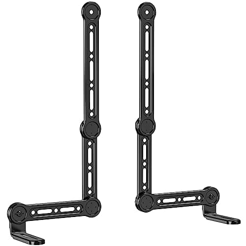 WALI Universal Soundbar Mount for TV, Heavy-Duty Bracket for Mounting Above or Below Screen, Holds Up to 33 lbs, Fits Samsung, Sony, Bose,LG,Vizio,Roku,Vizio,Bose & More (SBR206)