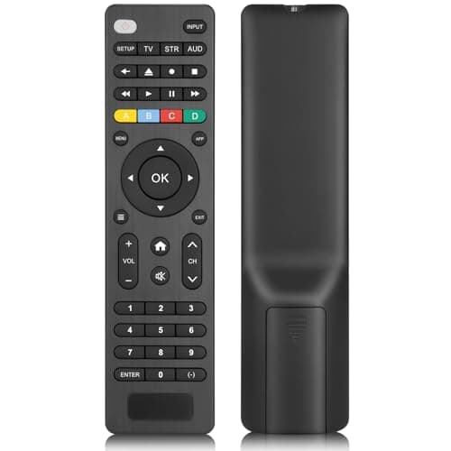 Universal Remote Control TV for Samsung/LG/Sony/Onn/RCA/Vizio/Hisense/Sony/Philips and More, for DVD Blu-ray Soundbar Media Player Set-Top Box, VCR, Simple Setup, 3-Device