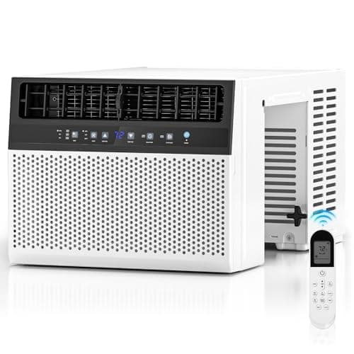 ZAFRO U-Shaped Window Air Conditioner 10000BTU Cools 450 Sq.Ft., Ultra Quiet Energy-Efficient Cooling, With Remote Control