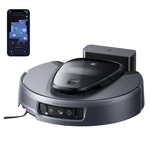 3i G10+ Robot Vacuum and Mop Combo, 18,000 Pa Suction, 60-Day Hands-Free Cleaning with Quiet Debris Compression, Smart LiDAR Navigation, Auto Extension Along Edges, Ideal for Hard Floors & Carpets