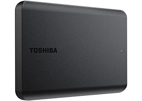 Toshiba Canvio Basics 2TB Portable External Hard Drive USB 3.0, Black - HDTB520XK3AA
