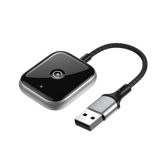 Wireless CarPlay Adapter for Apple CarPlay, Easy to Upgrade Wired CarPlay to Wireless, Instant Connectivity, Super Mini Car Play Dongle for iPhone Fit for Cars with Built-in CarPlay