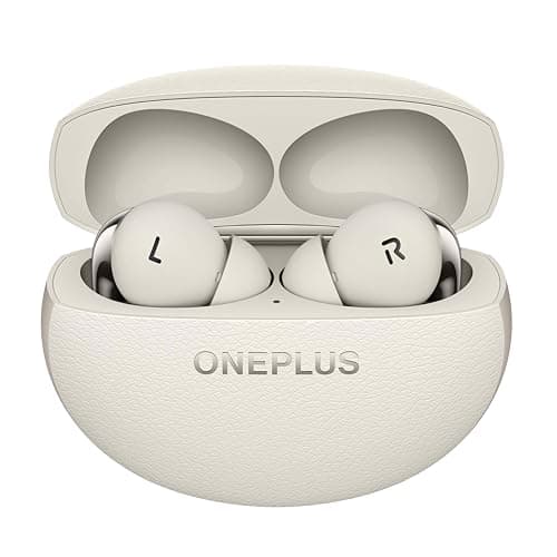 OnePlus Buds Pro 3, Wireless Bluetooth Earbuds, Noise Canceling Earbuds, Deep Bass, Immersive Sound, Up to 44 Hour Playtime with Charging case, Lunar Radiance