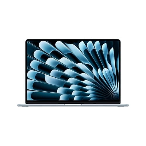 Apple 2025 MacBook Air 15-inch Laptop with M4 chip: Built for Apple Intelligence, 15.3-inch Liquid Retina Display, 16GB Unified Memory, 512GB SSD Storage, 12MP Center Stage Camera, Touch ID; Sky Blue