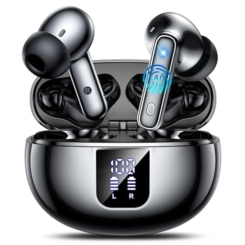 AI Translation Earbuds Real Time,144 Languages Accents Translator 36H Playtime 3-in-1 translation earphones 4 ANC Mic for Audifonos Traductores Inglés Español, Bluetooth 5.4 Earphones iOS & Android