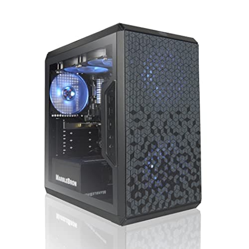 AVGPC Q-Box Series Gaming PC - 4.2 GHz Max Boost AMD Ryzen 5 5500 6-Core 16-Thread CPU, RTX 3050 6GB Graphics Card, Liquid Cooler, 16GB DDR4 3200, 500SSD Windows 11 AC WiFi…