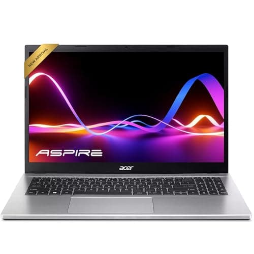 acer Aspire Premium Slim Laptop - 15.6" Full HD IPS 1080P Display - AMD Ryzen 3 7330U Quad-Core Processor - 12GB RAM - 256GB NVMe SSD - Webcam - Wi-Fi 6 - Windows 11 - W/O Mouse