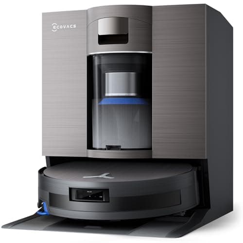 ECOVACS DEEBOT X11 OmniCyclone Robot Vacuum and Mop, PowerBoost Charging, OZMO Roller 2.0 Instant Self-Washing Mop, 19,500Pa Blast Suction, Bagless OmniCyclone Station, AIVI 3D Smart Navigation