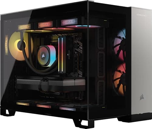 Corsair Vengeance a5100 Gaming PC – Liquid Cooled AMD Ryzen 7 7800X3D CPU – NVIDIA GeForce RTX 5080 GPU – 32GB Dominator Titanium RGB DDR5 Memory – 2TB M.2 SSD – Black