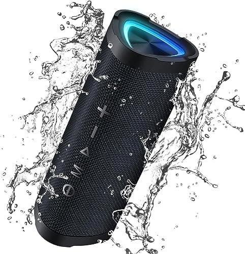 Vanzon Bluetooth Speakers, V40 Wireless Portable Speaker V5.0 with 24W Loud Stereo Sound, 24H Playtime, TWS and IPX7 Waterproof, Suitable for Travel,Home & Outdoors, Great Choice for Gift