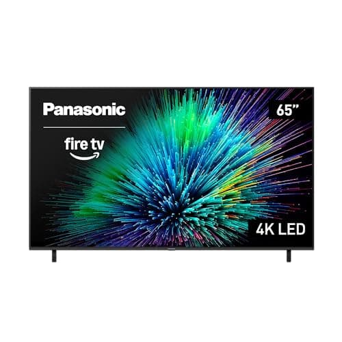 Panasonic W70 Series (2025 Model) 65" LED 4K Ultra HD Smart Fire TV, Press & Ask Alexa, Apple AirPlay, HDR10+, HDMI 2.1, and Bluetooth Support - 65W70BP